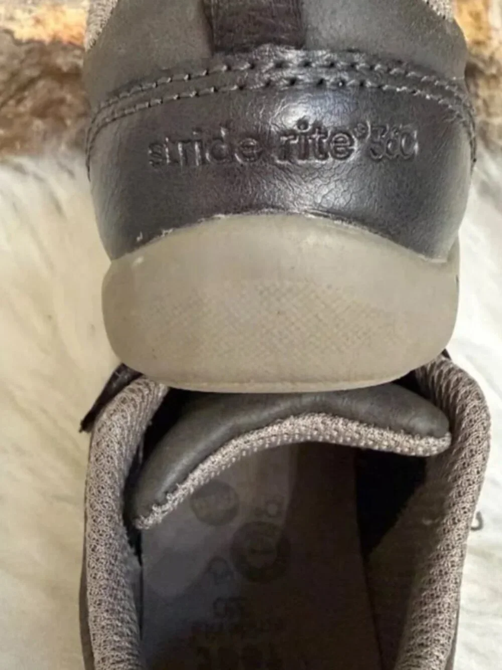 Stride Rite 360 Gray Wide Fit Toddler Shoes Hook and Loop Sneakers